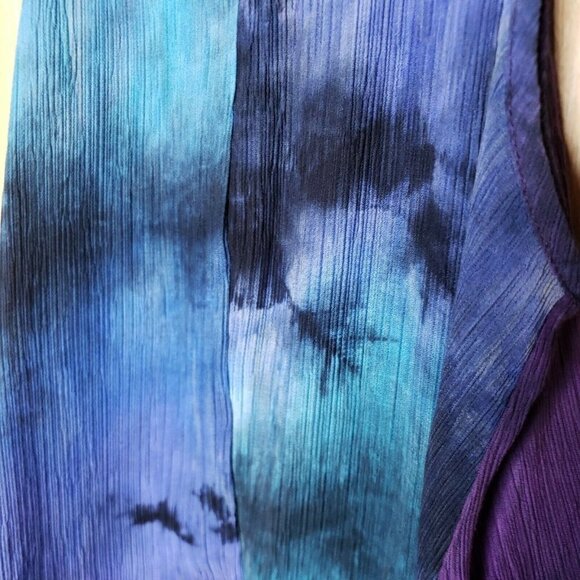 Kidpik Girls Tie Dye Sleeveless Tunic With Fringe - Picture 4 of 8